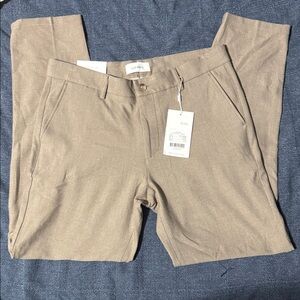 Men's Walnut Melange Como Reg Suit Pants - Seasonal